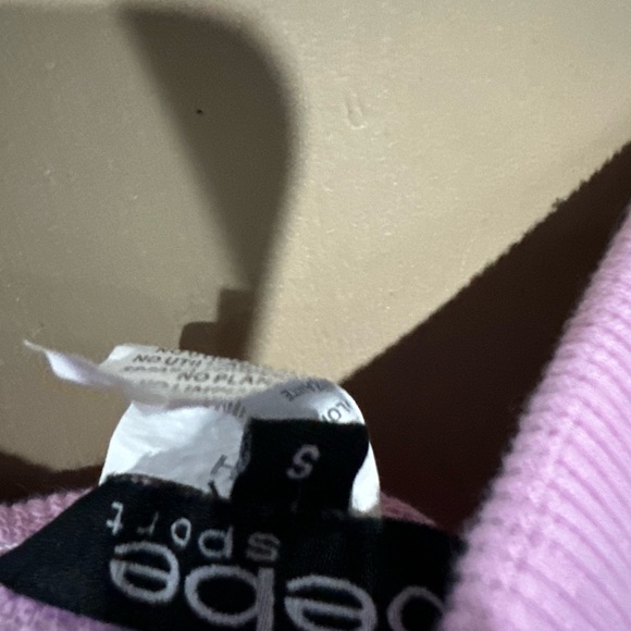 Bebe Sweatpants Size Small Women Pink Drawstring Joggers Y2K Bling Rhinestone - Picture 2 of 4